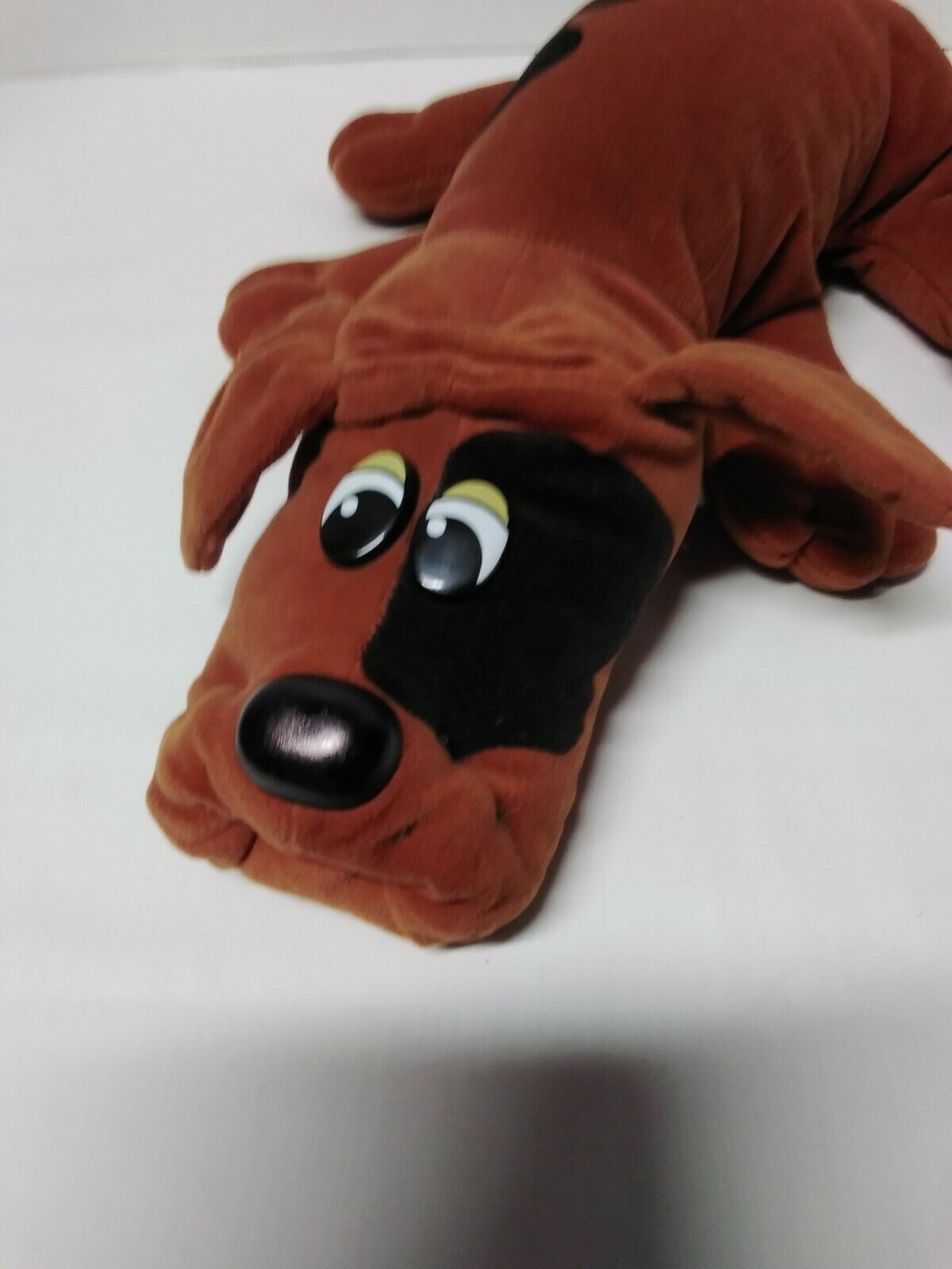 Vintage 1980s Pound Puppy Tonka Large Brown W/ Black Spots 18in Plush